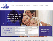 Tablet Screenshot of aninseto.com.br